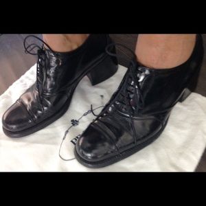 Vintage Prada Patent Leather Oxford